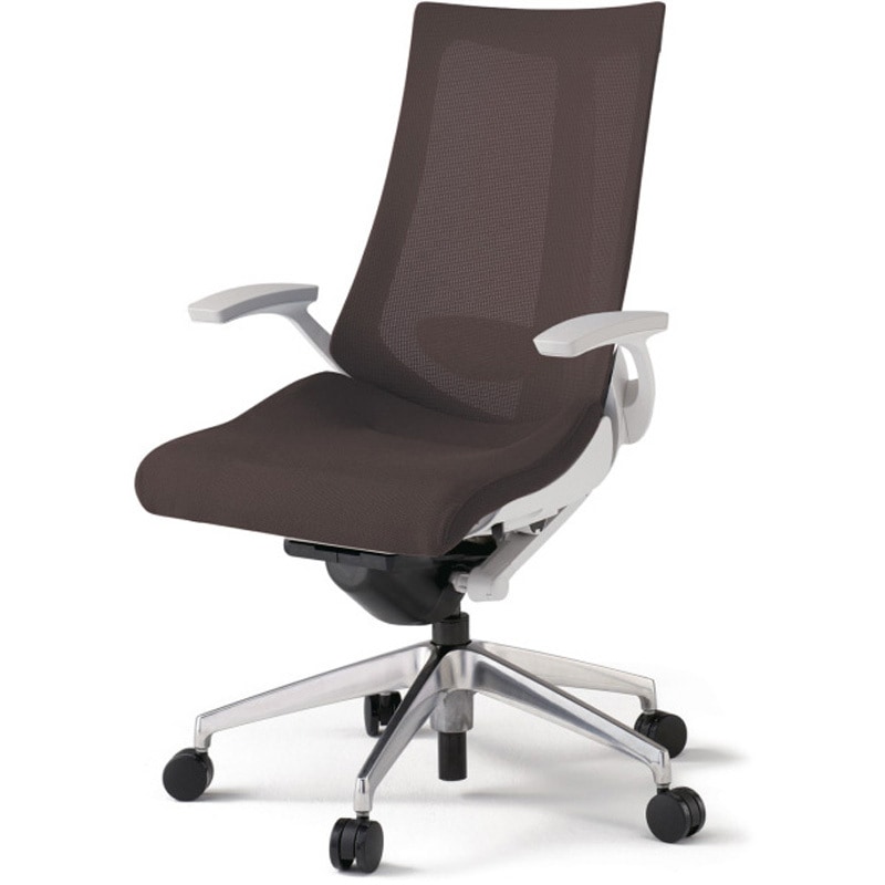 KG-455JVM-ZWH2 アクトチェア 固定肘 ランバーサポート付 アルミミラー脚 メッシュJV ウレタンキャスター<配送時組立サービス付> 1台 イトーキ 【通販モノタロウ】 65,890円