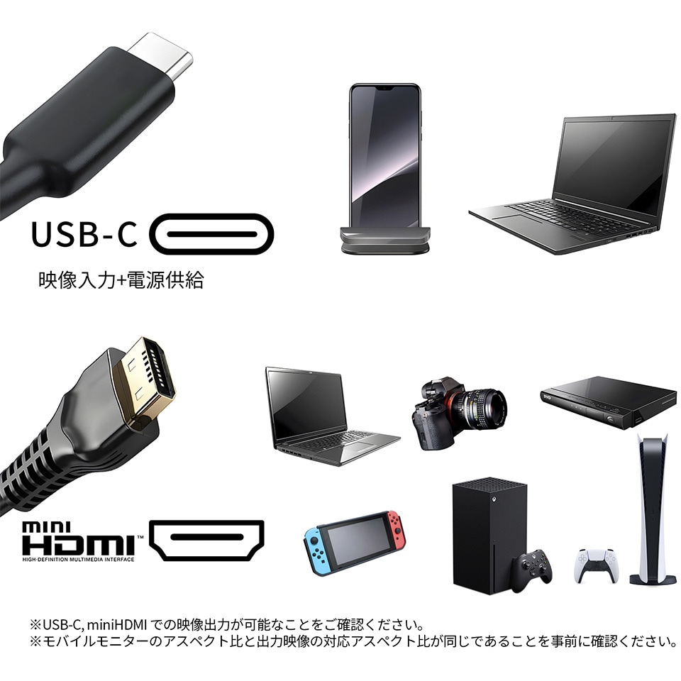 JN-MD-IPS140UHDR 液晶ディスプレイ 14型/3840×2160/miniHDMI×1 JN-MD-IPS140UHDR 液晶ディスプレイ 14型/3840×2160/miniHDMI×1
