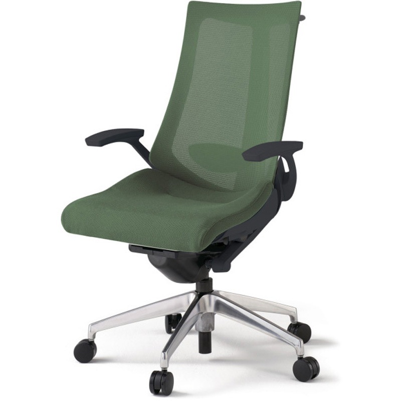 KG-455JVHM-ZTQ2 アクトチェア 固定肘 ハンガー ランバーサポート付 アルミミラー脚 メッシュJV ウレタンキャスター<配送時組立サービス付> 1台 イトーキ 【通販モノタロウ】 76,890円