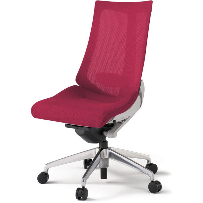 KG-450JV-ZNM4 アクトチェア 肘なし ランバーサポート付 アルミミラー脚 メッシュJV ナイロンキャスター<配送時組立サービス付> 1台 イトーキ 【通販モノタロウ】