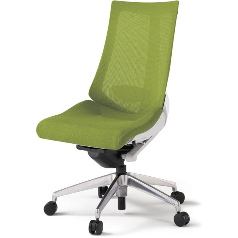 KG-450JVM-ZWQ6 アクトチェア 肘なし ランバーサポート付 アルミミラー脚 メッシュJV ウレタンキャスター<配送時組立サービス付> 1台 イトーキ 【通販モノタロウ】