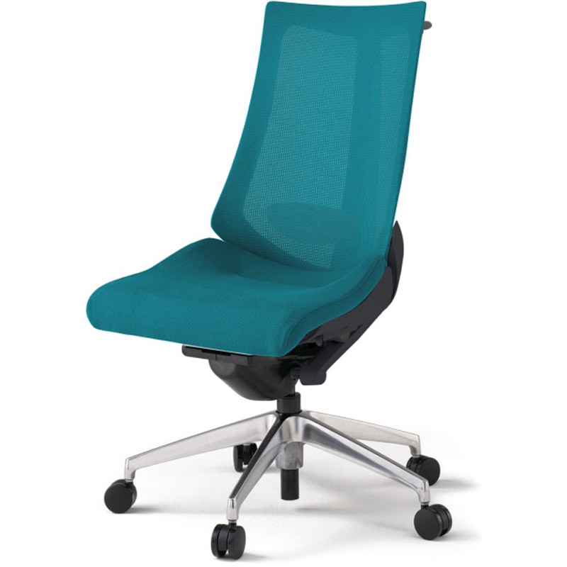 KG-450JVH-ZTA3 アクトチェア 肘なし ハンガー ランバーサポート付 アルミミラー脚 メッシュJV ナイロンキャスター<配送時組立サービス付> 1台 イトーキ 【通販モノタロウ】