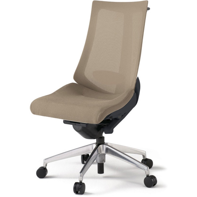 KG-450JVH-ZTY3 アクトチェア 肘なし ハンガー ランバーサポート付 アルミミラー脚 メッシュJV ナイロンキャスター<配送時組立サービス付> 1台 イトーキ 【通販モノタロウ】