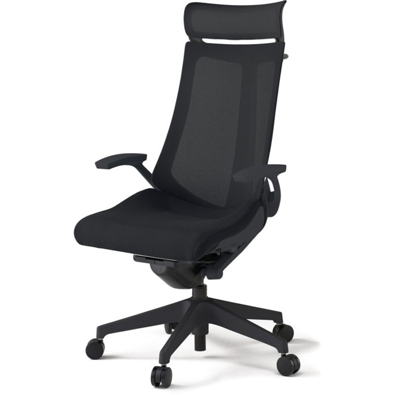 KG-475JVX-T1T1 アクトチェア エクストラハイバック 固定肘 ハンガー ランバーサポートなし 樹脂脚 メッシュJV ナイロンキャスター<配送時組立サービス付> 1台 イトーキ 【通販モノタロウ】