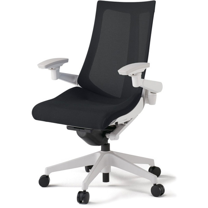 KG-477JV-W9T1 アクトチェア 可動肘 ランバーサポートなし 樹脂脚 メッシュJV ナイロンキャスター<配送時組立サービス付> 1台 イトーキ 【通販モノタロウ】