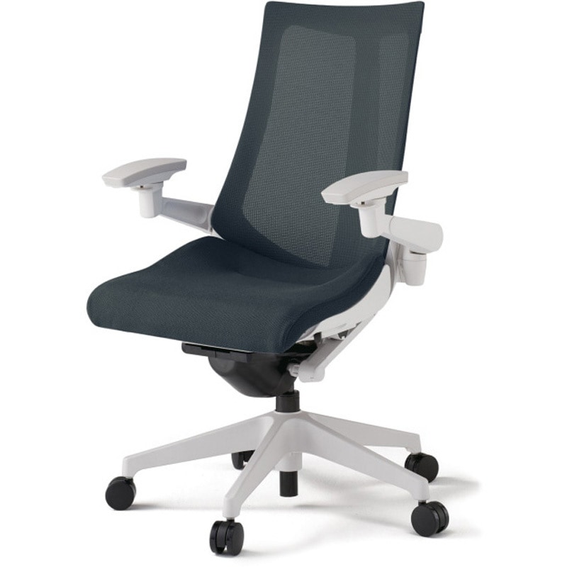 KG-477JV-W9W2 アクトチェア 可動肘 ランバーサポートなし 樹脂脚 メッシュJV ナイロンキャスター<配送時組立サービス付> 1台 イトーキ 【通販モノタロウ】