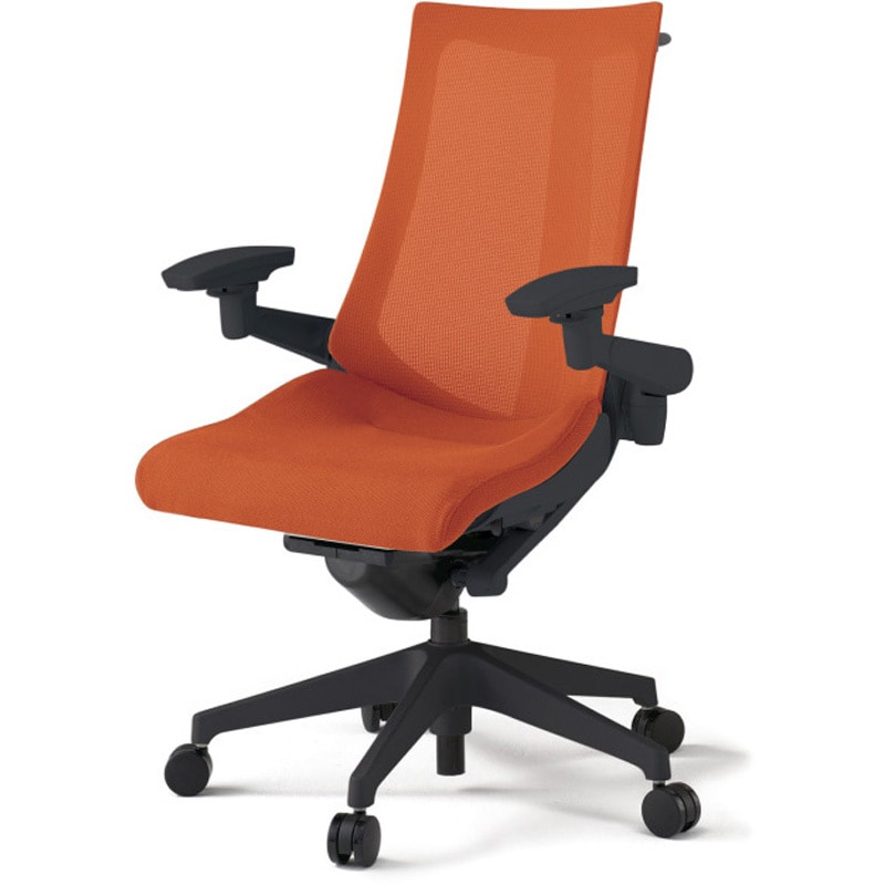 KG-477JVH-T1D3 アクトチェア 可動肘 ハンガー ランバーサポートなし 樹脂脚 メッシュJV ナイロンキャスター<配送時組立サービス付> 1台 イトーキ 【通販モノタロウ】