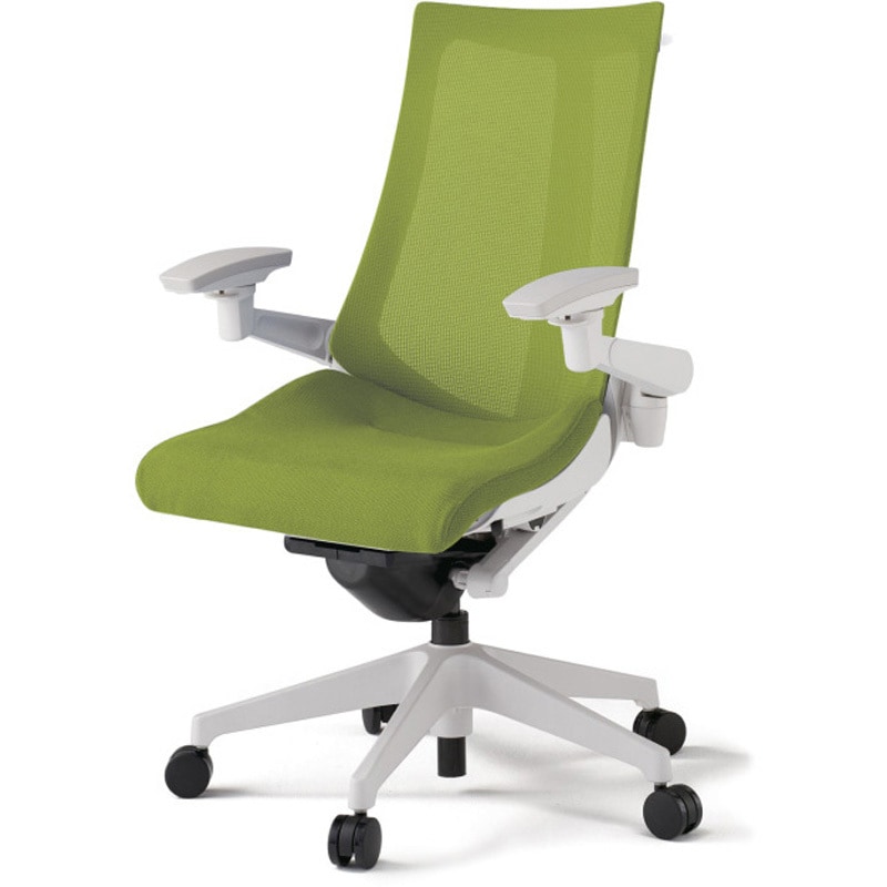 KG-477JVH-W9Q6 アクトチェア 可動肘 ハンガー ランバーサポートなし 樹脂脚 メッシュJV ナイロンキャスター<配送時組立サービス付> 1台 イトーキ 【通販モノタロウ】