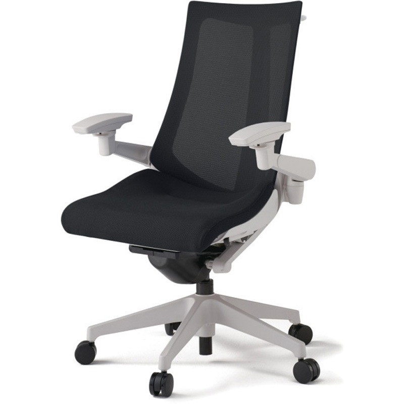 KG-477JVHM-GNT1 アクトチェア 可動肘 ハンガー ランバーサポートなし 樹脂脚 メッシュJV ウレタンキャスター<配送時組立サービス付> 1台 イトーキ 【通販モノタロウ】 71,390円