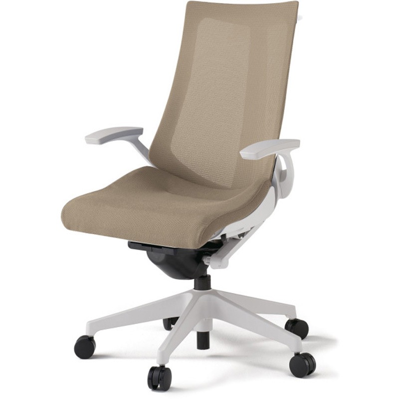 KG-475JVHM-W9Y3 アクトチェア 固定肘 ハンガー ランバーサポートなし 樹脂脚 メッシュJV ウレタンキャスター<配送時組立サービス付> 1台 イトーキ 【通販モノタロウ】