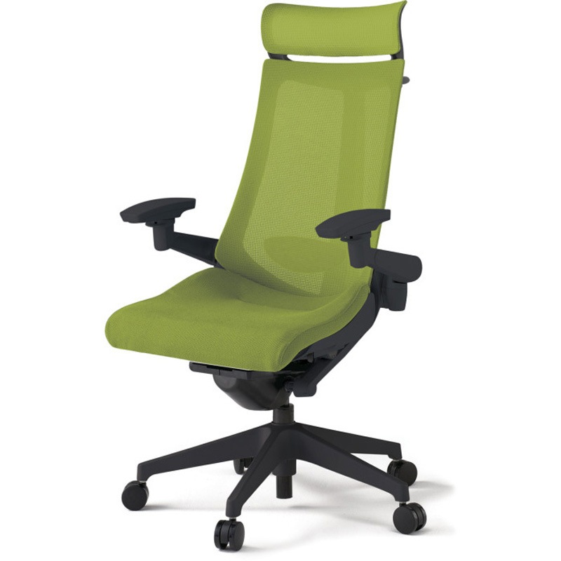 KG-457JVX-T1Q6 アクトチェア エクストラハイバック 可動肘 ハンガー ランバーサポート付 樹脂脚 メッシュJV ナイロンキャスター<配送時組立サービス付> 1台 イトーキ 【通販モノタロウ】