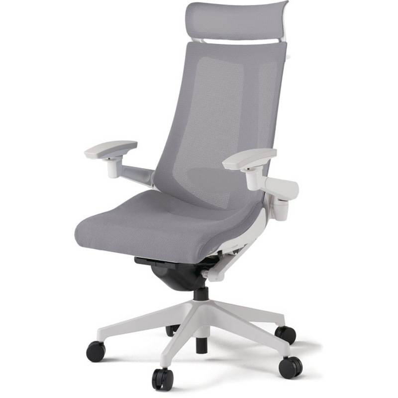 KG-457JVX-W9W6 アクトチェア エクストラハイバック 可動肘 ハンガー ランバーサポート付 樹脂脚 メッシュJV ナイロンキャスター<配送時組立サービス付> 1台 イトーキ 【通販モノタロウ】
