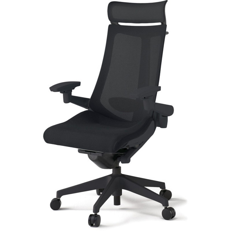 KG-457JVXM-T1T1 アクトチェア エクストラハイバック 可動肘 ハンガー ランバーサポート付 樹脂脚 メッシュJV ウレタンキャスター<配送時組立サービス付> 1台 イトーキ 【通販モノタロウ】
