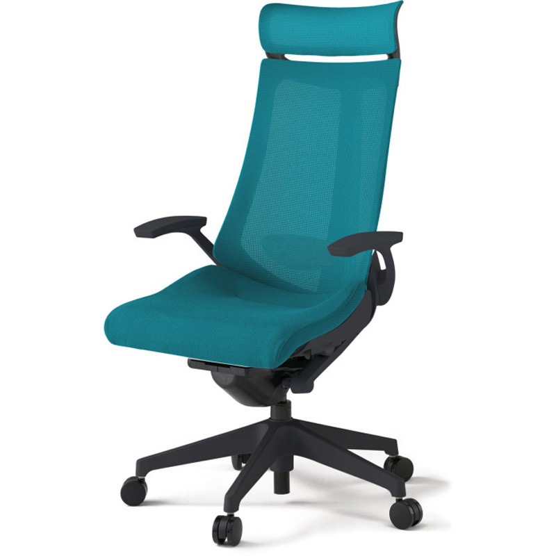 KG-455JVEM-T1A3 アクトチェア エクストラハイバック 固定肘 ランバーサポート付 樹脂脚 メッシュJV ウレタンキャスター<配送時組立サービス付> 1台 イトーキ 【通販モノタロウ】