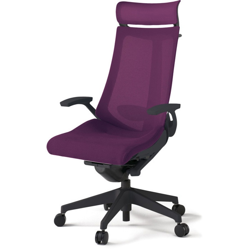 KG-455JVX-T1X7 アクトチェア エクストラハイバック 固定肘 ハンガー ランバーサポート付 樹脂脚 メッシュJV ナイロンキャスター<配送時組立サービス付> 1台 イトーキ 【通販モノタロウ】