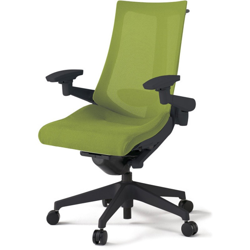 KG-457JVHM-T1Q6 アクトチェア 可動肘 ハンガー ランバーサポート付 樹脂脚 メッシュJV ウレタンキャスター<配送時組立サービス付> 1台 イトーキ 【通販モノタロウ】