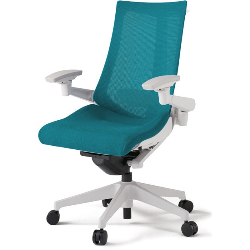 KG-457JVHM-W9A3 アクトチェア 可動肘 ハンガー ランバーサポート付 樹脂脚 メッシュJV ウレタンキャスター<配送時組立サービス付> 1台 イトーキ 【通販モノタロウ】