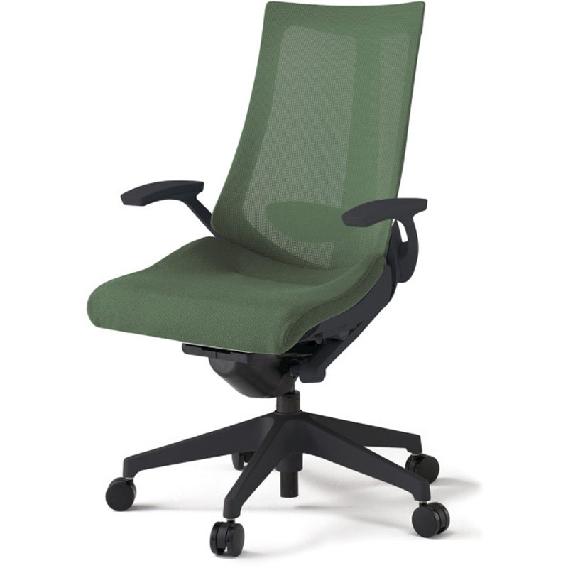 KG-455JVM-T1Q2 アクトチェア 固定肘 ランバーサポート付 樹脂脚 メッシュJV ウレタンキャスター<配送時組立サービス付> 1台 イトーキ 【通販モノタロウ】