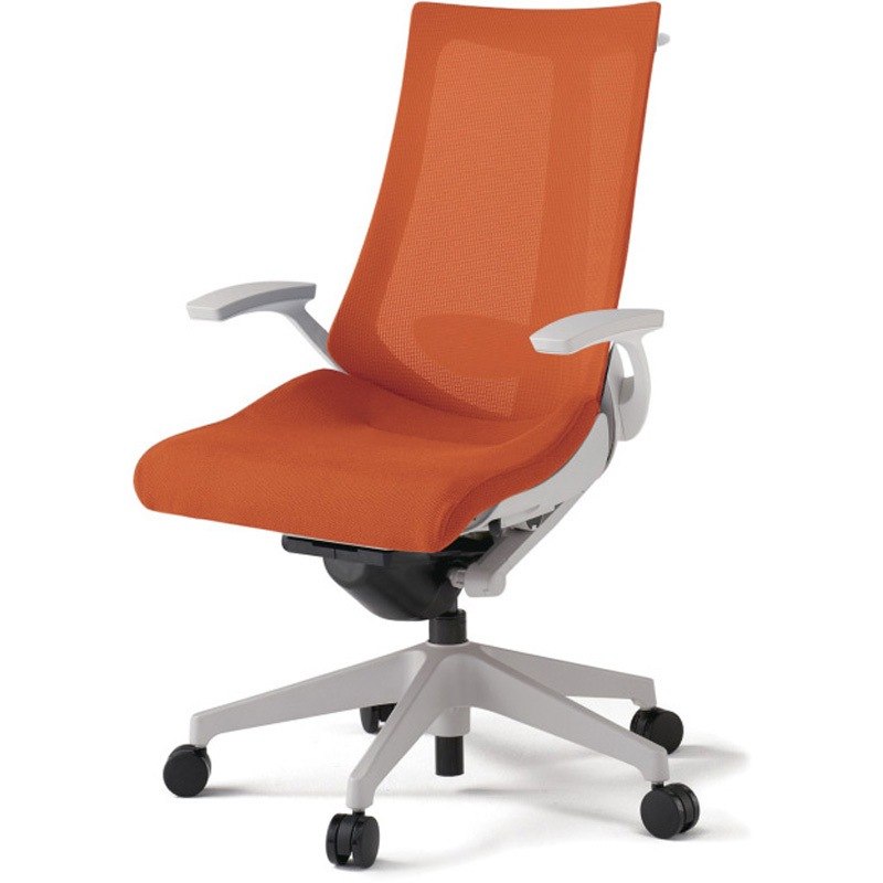 KG-455JVHM-GND3 アクトチェア 固定肘 ハンガー ランバーサポート付 樹脂脚 メッシュJV ウレタンキャスター<配送時組立サービス付> 1台 イトーキ 【通販モノタロウ】