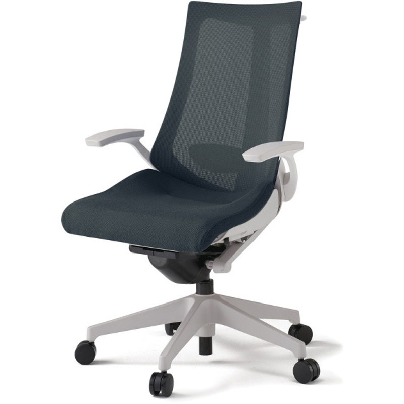 KG-455JVHM-GNW2 アクトチェア 固定肘 ハンガー ランバーサポート付 樹脂脚 メッシュJV ウレタンキャスター<配送時組立サービス付> 1台 イトーキ 【通販モノタロウ】 71,390円