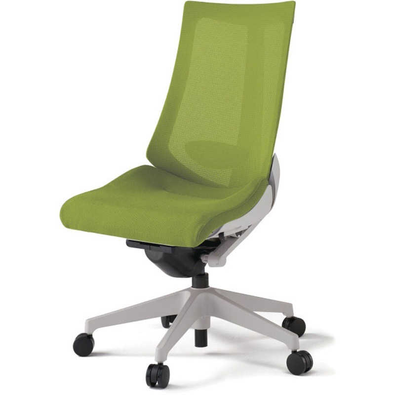 KG-450JVM-GNQ6 アクトチェア 肘なし ランバーサポート付 樹脂脚 メッシュJV ウレタンキャスター<配送時組立サービス付> 1台 イトーキ 【通販モノタロウ】