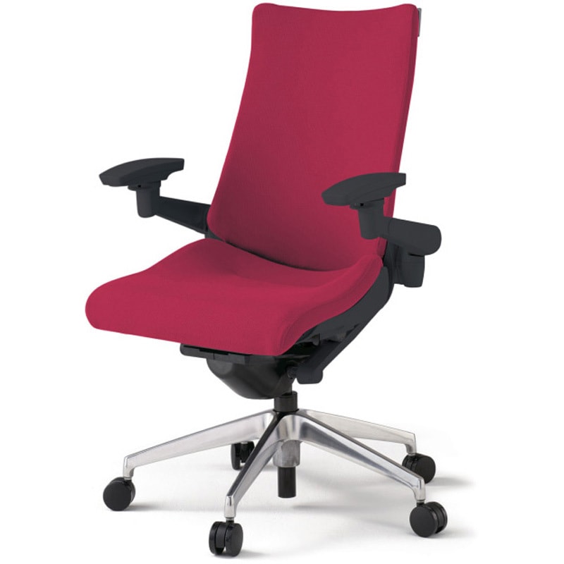 KG-437PS-ZTM4 アクトチェア 可動肘 ランバーサポートなし アルミミラー脚 クロスPS ナイロンキャスター<配送時組立サービス付> 1台 イトーキ 【通販モノタロウ】