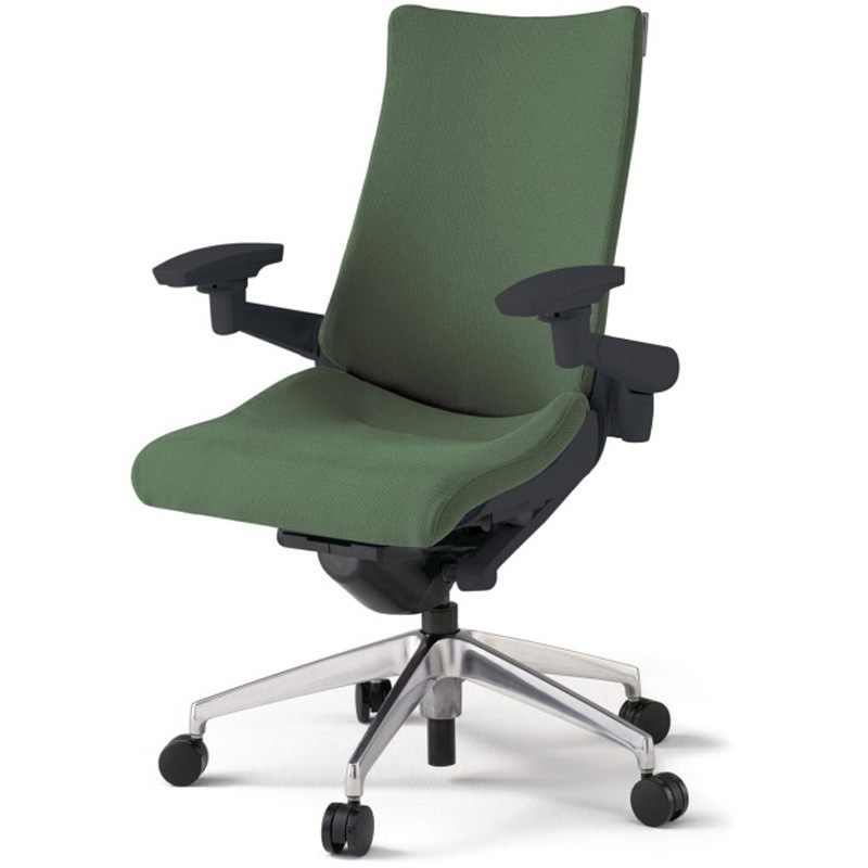 KG-437PS-ZTQ2 アクトチェア 可動肘 ランバーサポートなし アルミミラー脚 クロスPS ナイロンキャスター<配送時組立サービス付> 1台 イトーキ 【通販モノタロウ】