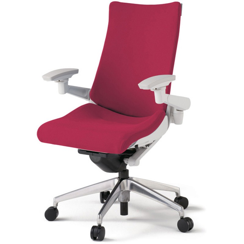 KG-437PS-ZWM4 アクトチェア 可動肘 ランバーサポートなし アルミミラー脚 クロスPS ナイロンキャスター<配送時組立サービス付> 1台 イトーキ 【通販モノタロウ】