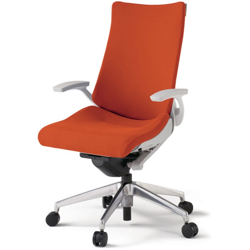 KG-435PS-ZND3 アクトチェア 固定肘 ランバーサポートなし アルミミラー脚 クロスPS ナイロンキャスター<配送時組立サービス付> 1台 イトーキ 【通販モノタロウ】