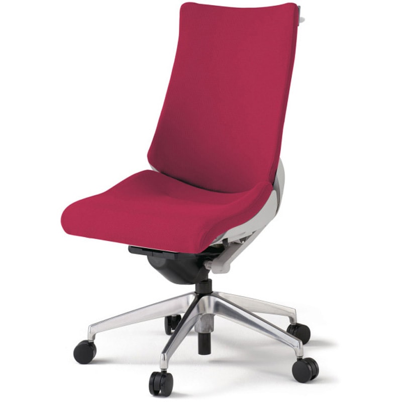 KG-430PSH-ZNM4 アクトチェア 肘なし ハンガー ランバーサポートなし アルミミラー脚 クロスPS ナイロンキャスター<配送時組立サービス付> 1台 イトーキ 【通販モノタロウ】