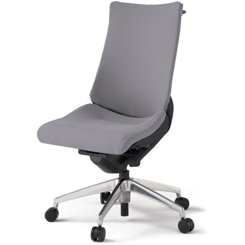 KG-430PSH-ZTW6 アクトチェア 肘なし ハンガー ランバーサポートなし アルミミラー脚 クロスPS ナイロンキャスター<配送時組立サービス付> 1台 イトーキ 【通販モノタロウ】