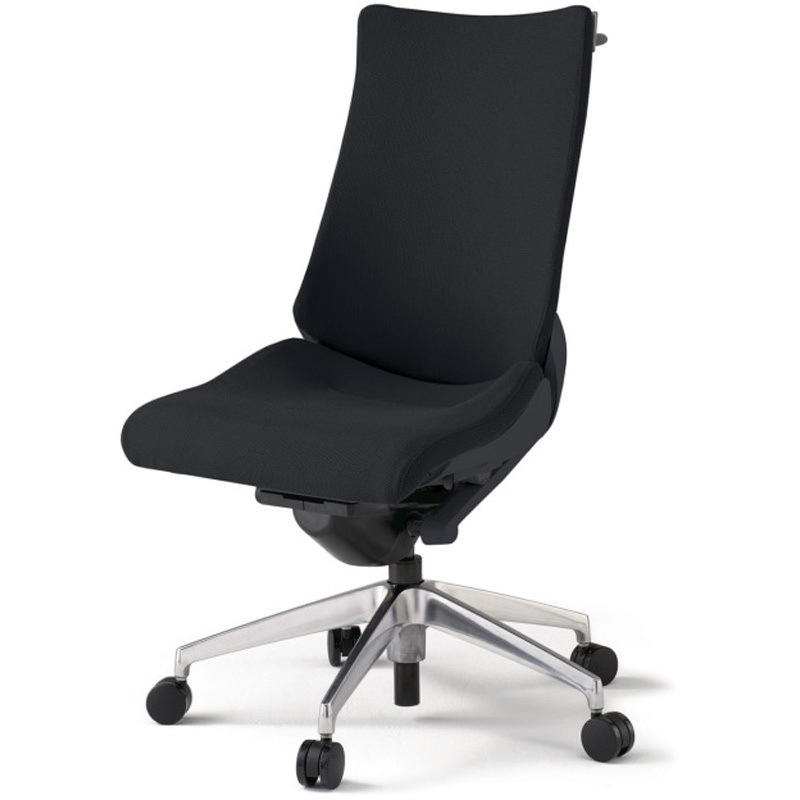 KG-430PSHM-ZTT1 アクトチェア 肘なし ハンガー ランバーサポートなし アルミミラー脚 クロスPS ウレタンキャスター<配送時組立サービス付> 1台 イトーキ 【通販モノタロウ】