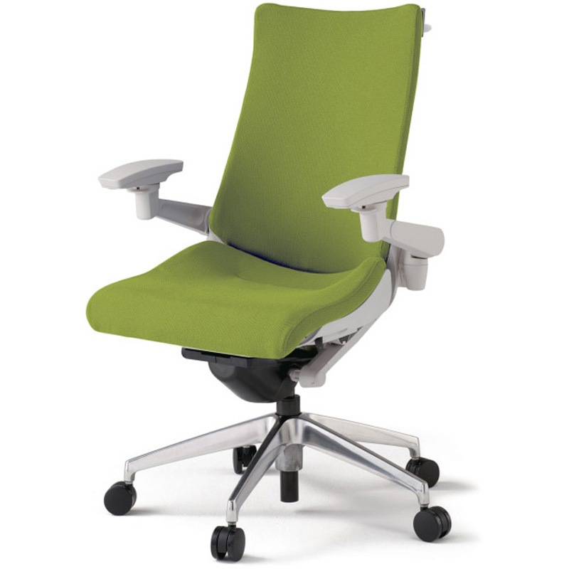 KG-417PSH-ZNQ6 アクトチェア 可動肘 ハンガー ランバーサポート付 アルミミラー脚 クロスPS ナイロンキャスター<配送時組立サービス付> 1台 イトーキ 【通販モノタロウ】