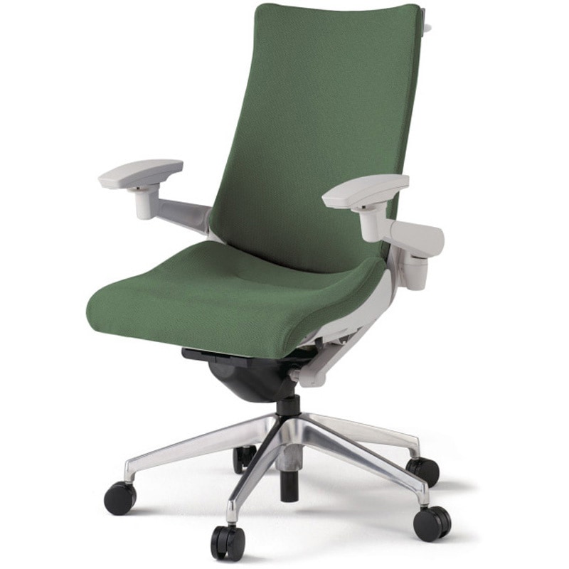 KG-417PSHM-ZNQ2 アクトチェア 可動肘 ハンガー ランバーサポート付 アルミミラー脚 クロスPS ウレタンキャスター<配送時組立サービス付> 1台 イトーキ 【通販モノタロウ】 76,890円