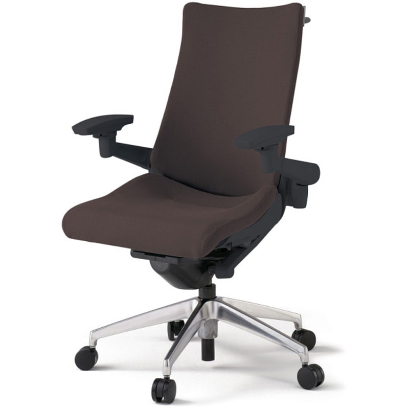 KG-417PSHM-ZTH2 アクトチェア 可動肘 ハンガー ランバーサポート付 アルミミラー脚 クロスPS ウレタンキャスター<配送時組立サービス付> 1台 イトーキ 【通販モノタロウ】