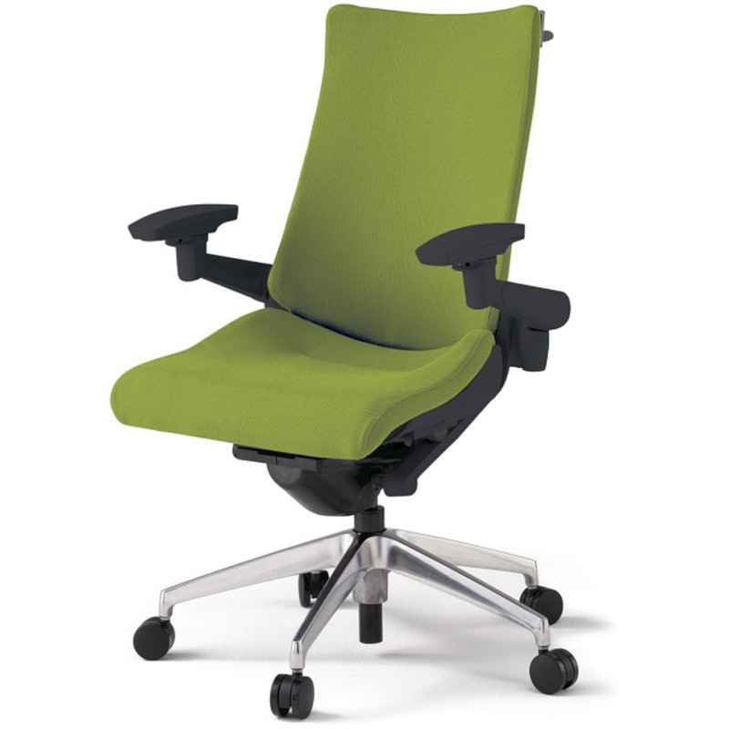 KG-417PSHM-ZTQ6 アクトチェア 可動肘 ハンガー ランバーサポート付 アルミミラー脚 クロスPS ウレタンキャスター<配送時組立サービス付> 1台 イトーキ 【通販モノタロウ】