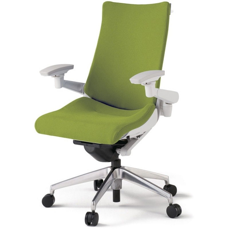 KG-417PSHM-ZWQ6 アクトチェア 可動肘 ハンガー ランバーサポート付 アルミミラー脚 クロスPS ウレタンキャスター<配送時組立サービス付> 1台 イトーキ 【通販モノタロウ】