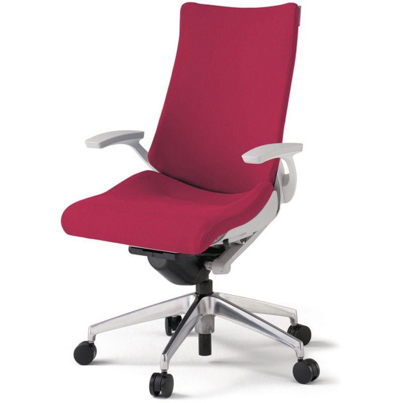 KG-415PSM-ZNM4 アクトチェア 固定肘 ランバーサポート付 アルミミラー脚 クロスPS ウレタンキャスター<配送時組立サービス付> 1台 イトーキ 【通販モノタロウ】 65,890円