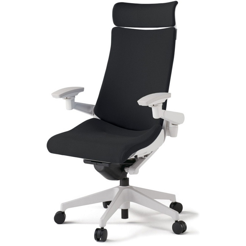 KG-437PSEM-W9T1 アクトチェア エクストラハイバック 可動肘 ランバーサポートなし 樹脂脚 クロスPS ウレタンキャスター<配送時組立サービス付> 1台 イトーキ 【通販モノタロウ】