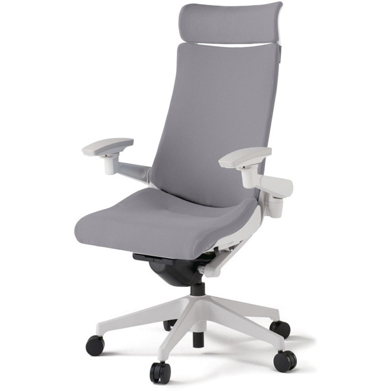 KG-437PSEM-W9W6 アクトチェア エクストラハイバック 可動肘 ランバーサポートなし 樹脂脚 クロスPS ウレタンキャスター<配送時組立サービス付> 1台 イトーキ 【通販モノタロウ】