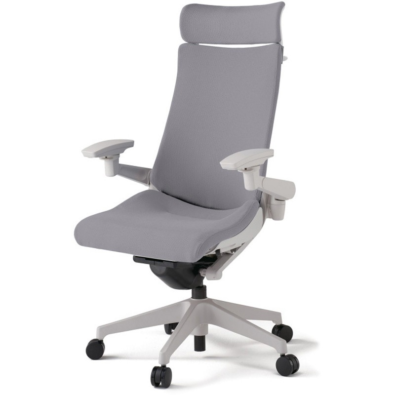 KG-437PSXM-GNW6 アクトチェア エクストラハイバック 可動肘 ハンガー ランバーサポートなし 樹脂脚 クロスPS ウレタンキャスター<配送時組立サービス付> 1台 イトーキ 【通販モノタロウ】