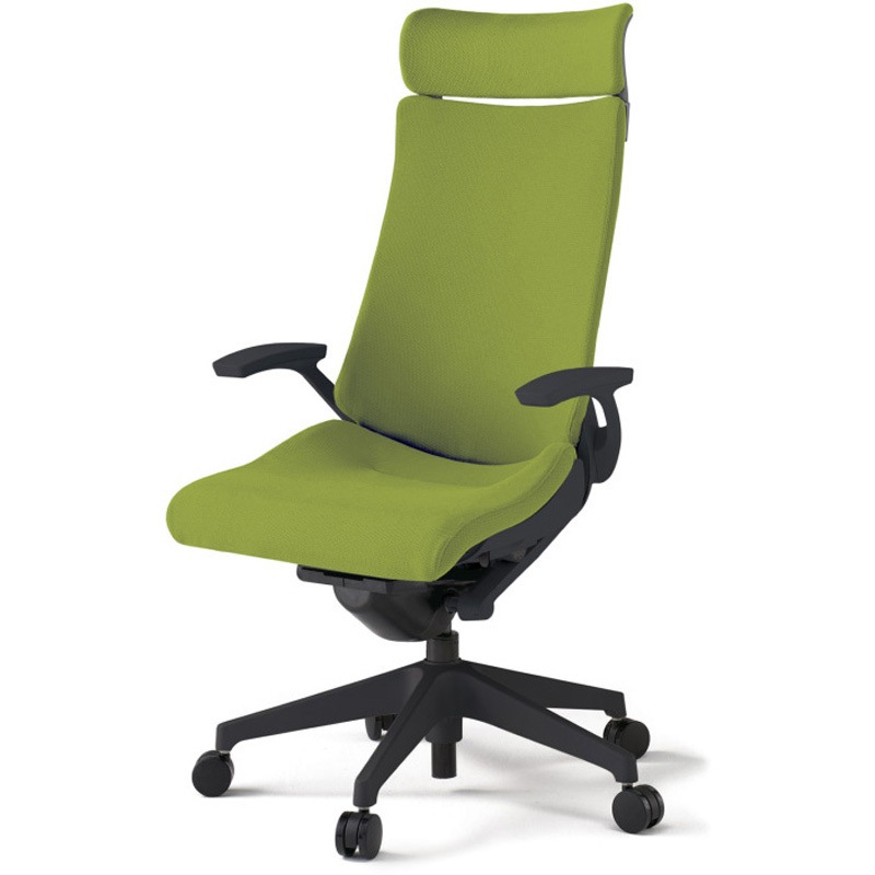 KG-435PSE-T1Q6 アクトチェア エクストラハイバック 固定肘 ランバーサポートなし 樹脂脚 クロスPS ナイロンキャスター<配送時組立サービス付> 1台 イトーキ 【通販モノタロウ】