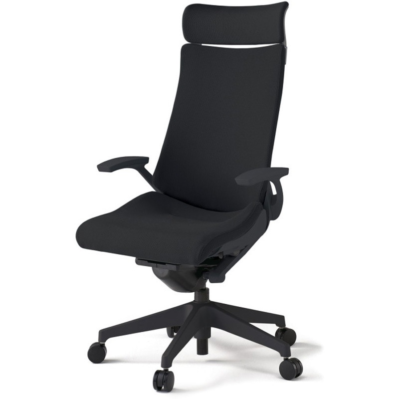 KG-435PSE-T1T1 アクトチェア エクストラハイバック 固定肘 ランバーサポートなし 樹脂脚 クロスPS ナイロンキャスター<配送時組立サービス付> 1台 イトーキ 【通販モノタロウ】