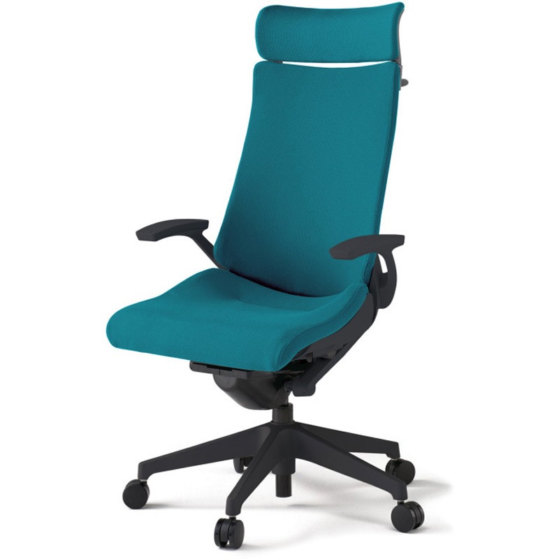 KG-435PSX-T1A3 アクトチェア エクストラハイバック 固定肘 ハンガー ランバーサポートなし 樹脂脚 クロスPS ナイロンキャスター<配送時組立サービス付> 1台 イトーキ 【通販モノタロウ】