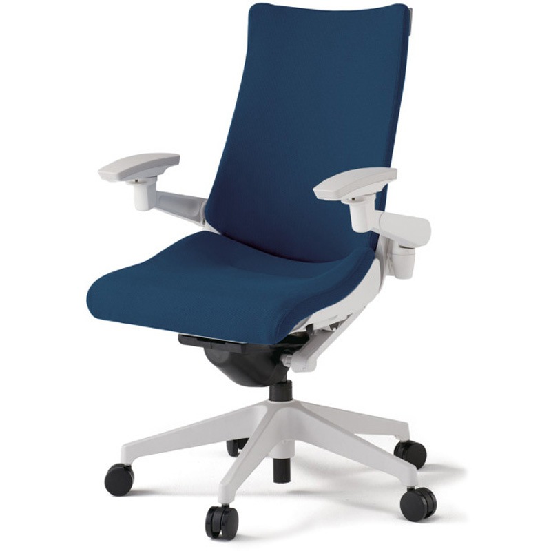 KG-437PS-W9B2 アクトチェア 可動肘 ランバーサポートなし 樹脂脚 クロスPS ナイロンキャスター<配送時組立サービス付> 1台 イトーキ 【通販モノタロウ】