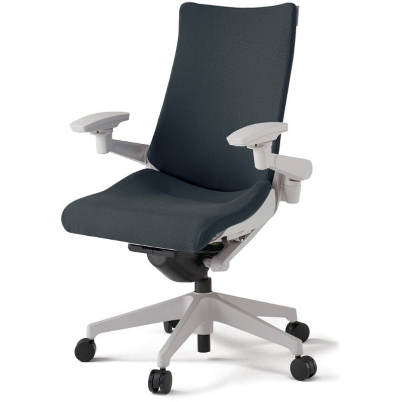 KG-437PSM-GNW2 アクトチェア 可動肘 ランバーサポートなし 樹脂脚 クロスPS ウレタンキャスター<配送時組立サービス付> 1台 イトーキ 【通販モノタロウ】