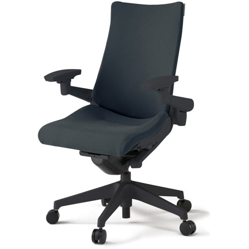 KG-437PSM-T1W2 アクトチェア 可動肘 ランバーサポートなし 樹脂脚 クロスPS ウレタンキャスター<配送時組立サービス付> 1台 イトーキ 【通販モノタロウ】