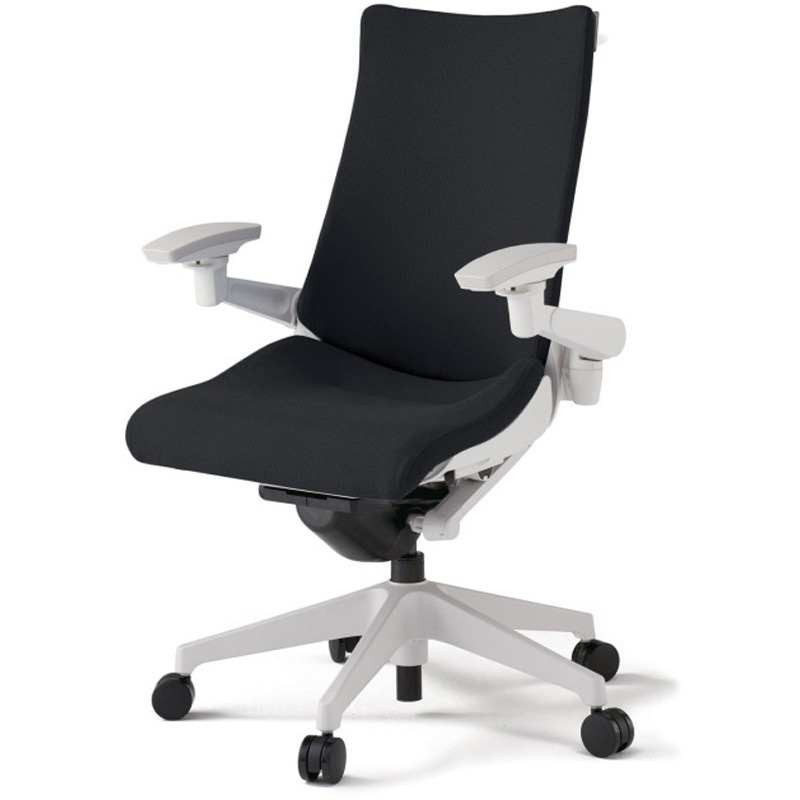 KG-437PSH-W9T1 アクトチェア 可動肘 ハンガー ランバーサポートなし 樹脂脚 クロスPS ナイロンキャスター<配送時組立サービス付> 1台 イトーキ 【通販モノタロウ】