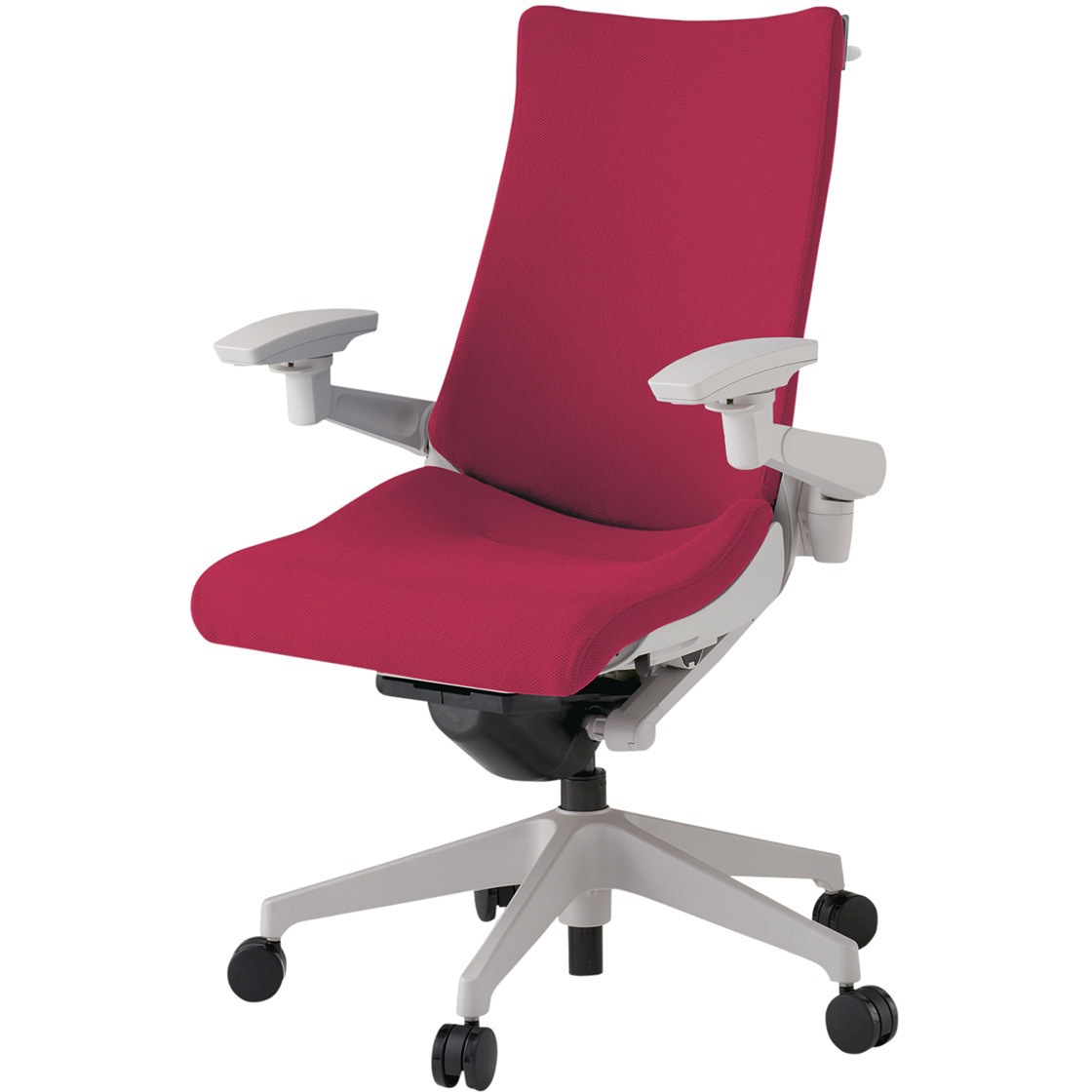 KG-437PSHM-GNM4 アクトチェア 可動肘 ハンガー ランバーサポートなし 樹脂脚 クロスPS ウレタンキャスター<配送時組立サービス付> 1台 イトーキ 【通販モノタロウ】