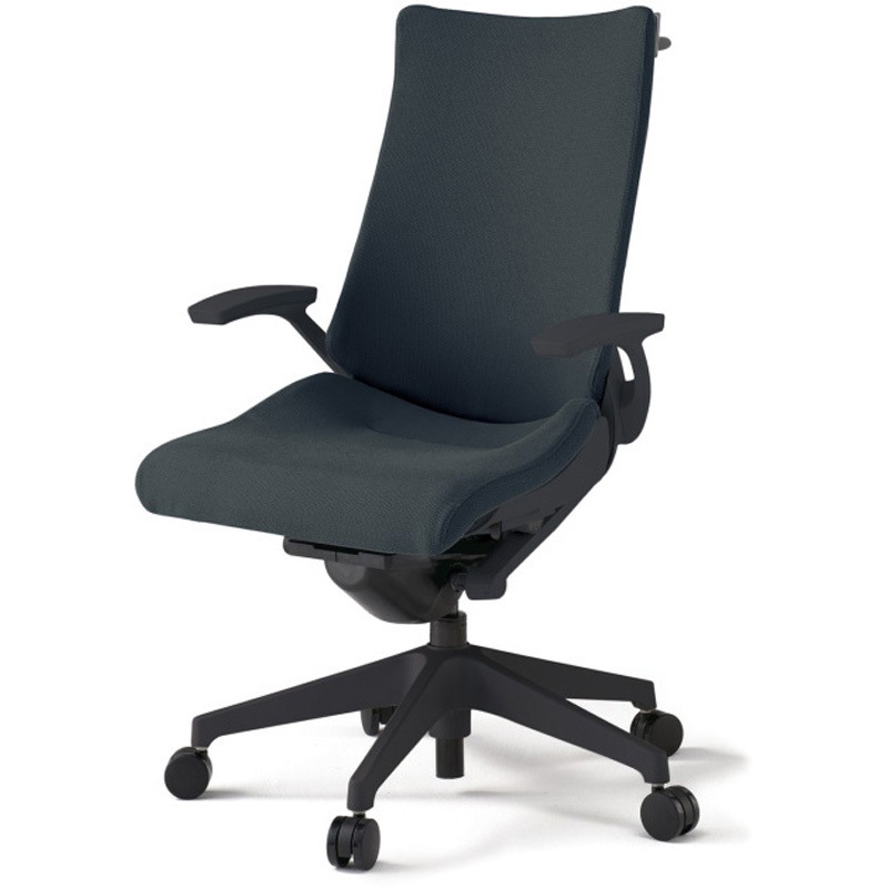 KG-435PSH-T1W2 アクトチェア 固定肘 ハンガー ランバーサポートなし 樹脂脚 クロスPS ナイロンキャスター<配送時組立サービス付> 1台 イトーキ 【通販モノタロウ】